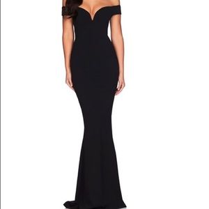 Nookie black Elena gown